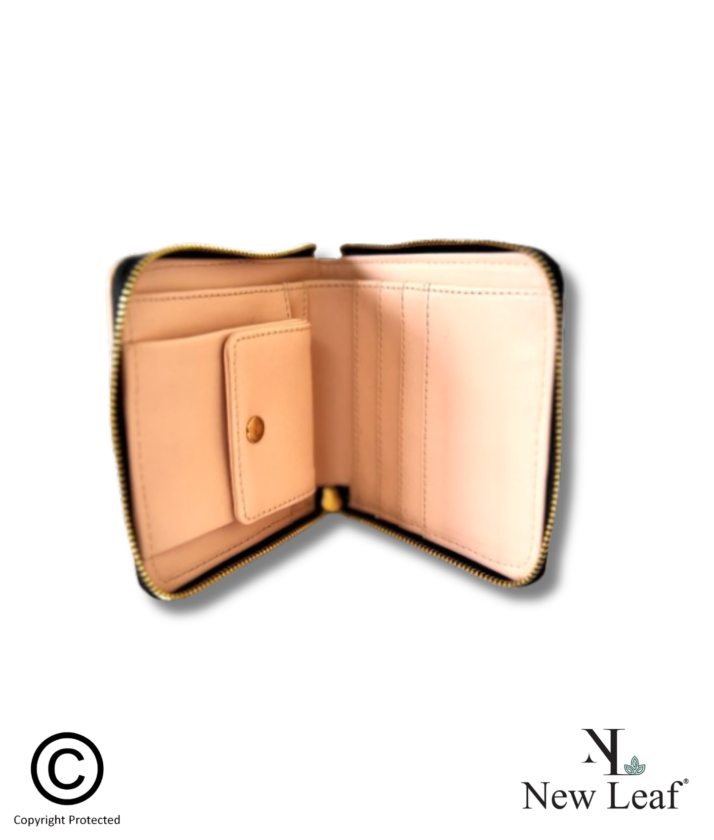 Lotus Peach Lippan Art Mini Wallet