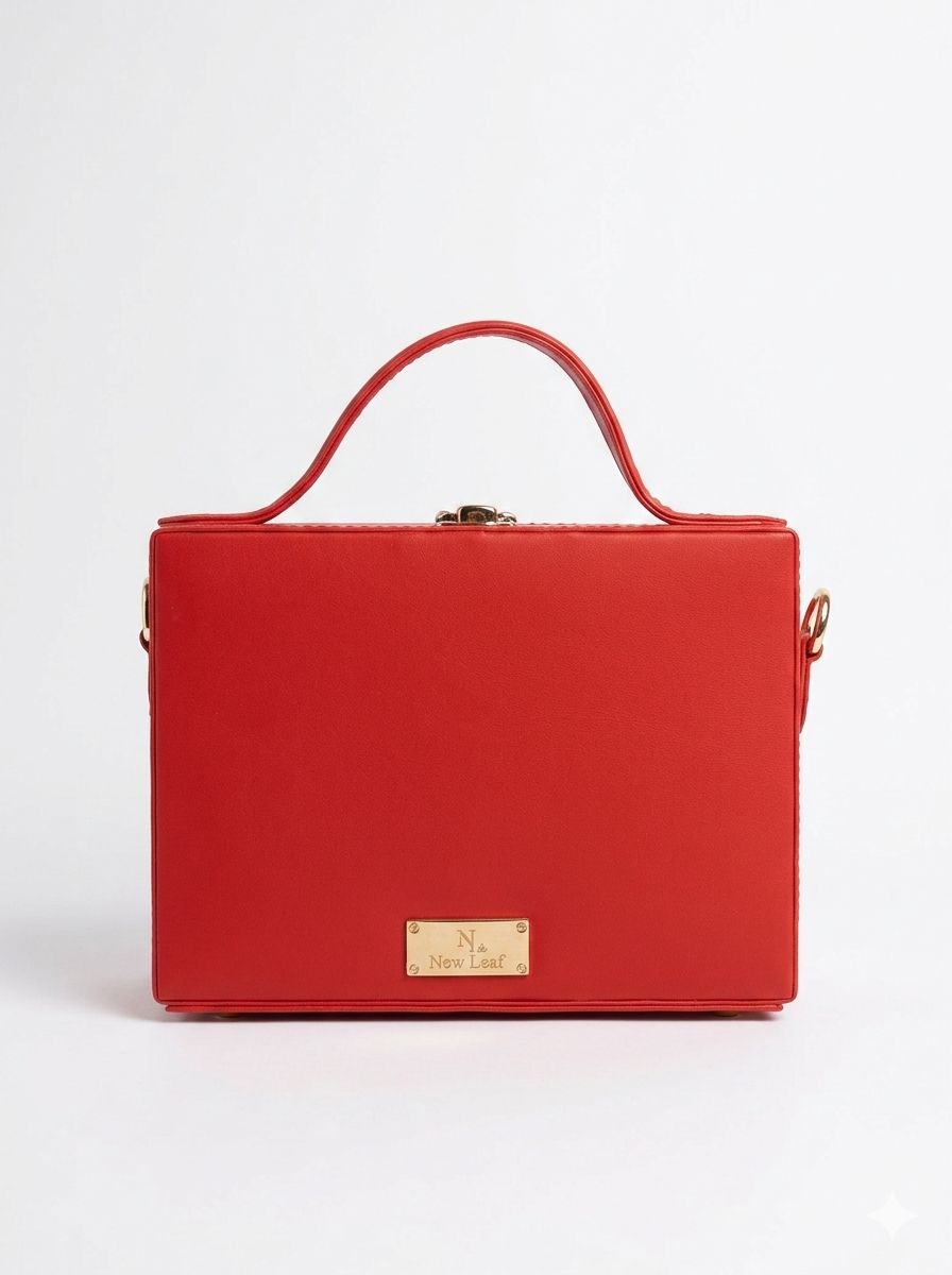 Lady Bird Rectangle Lippan Art Box Bag