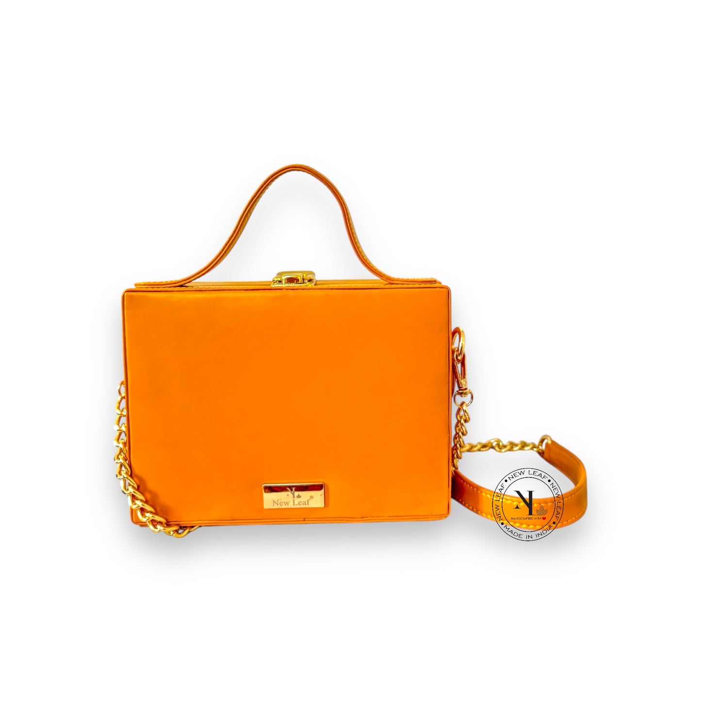 Sunflower Lippan Art Handcrafted Box Bag