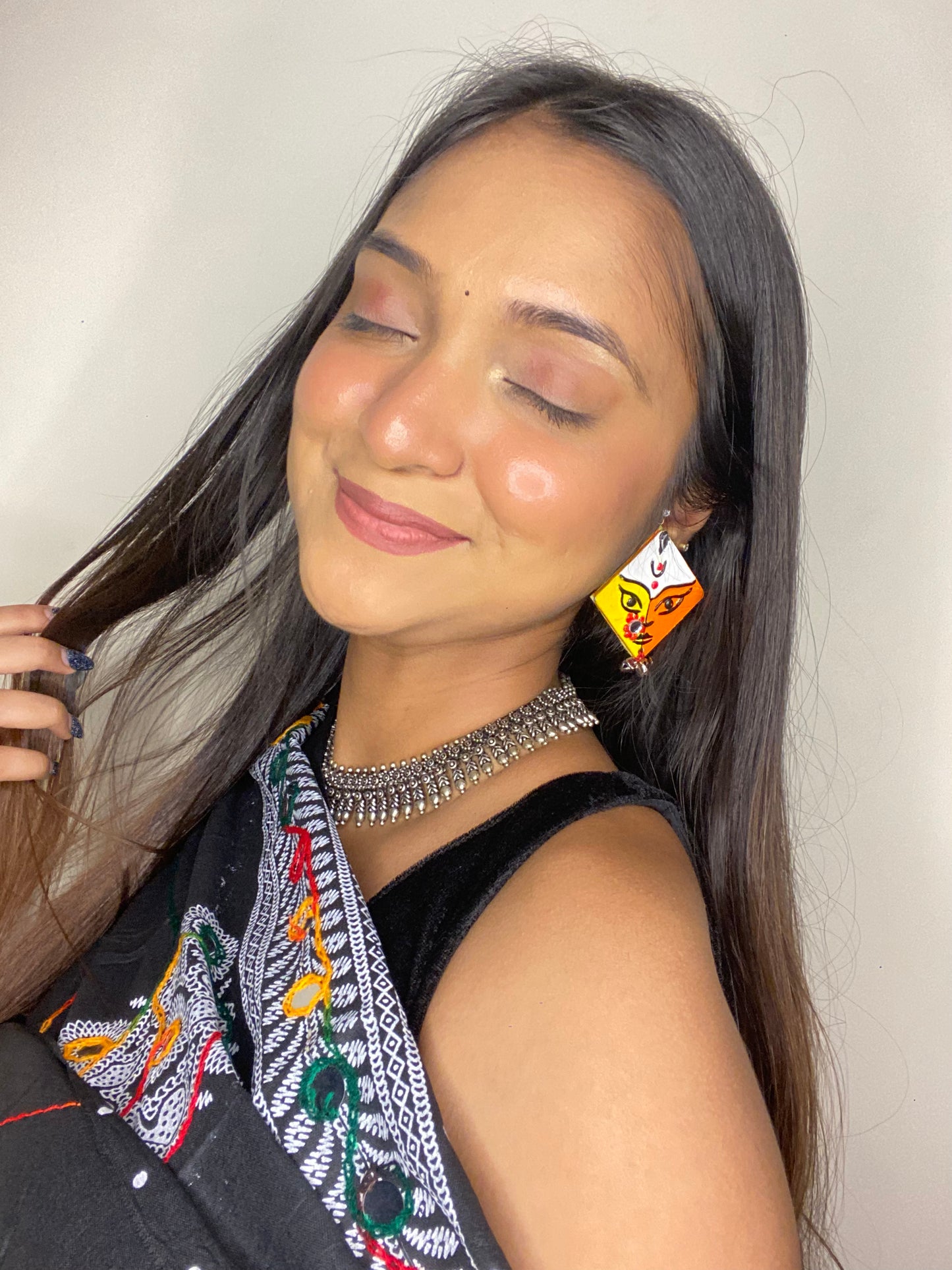 Durga ji Handmade Earrings