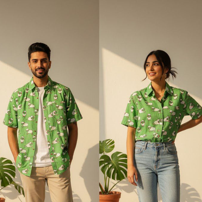 Sheep Unisex Short Sleeves Shirt