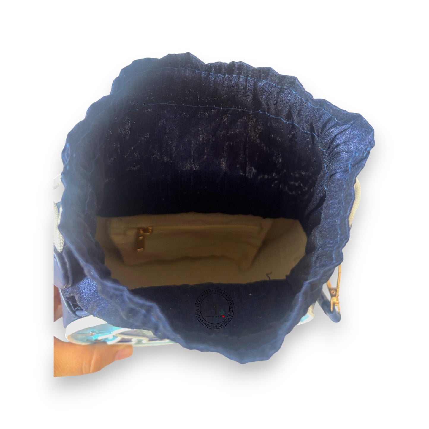 Northern Lights Trapezium Potli with Sling