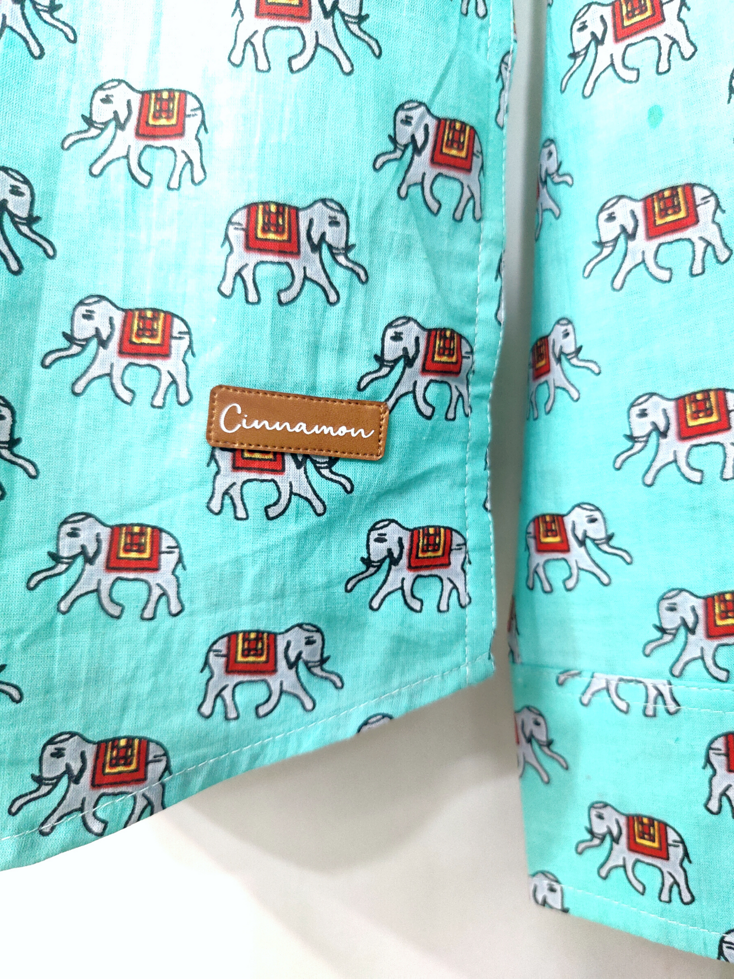 Green Elephant - Unisex Full Sleeves Shirt