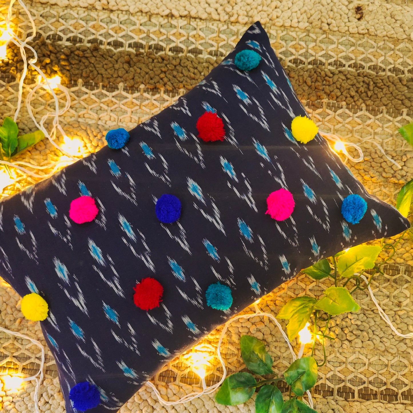 Pom Pom Power - Stuffed Cushion