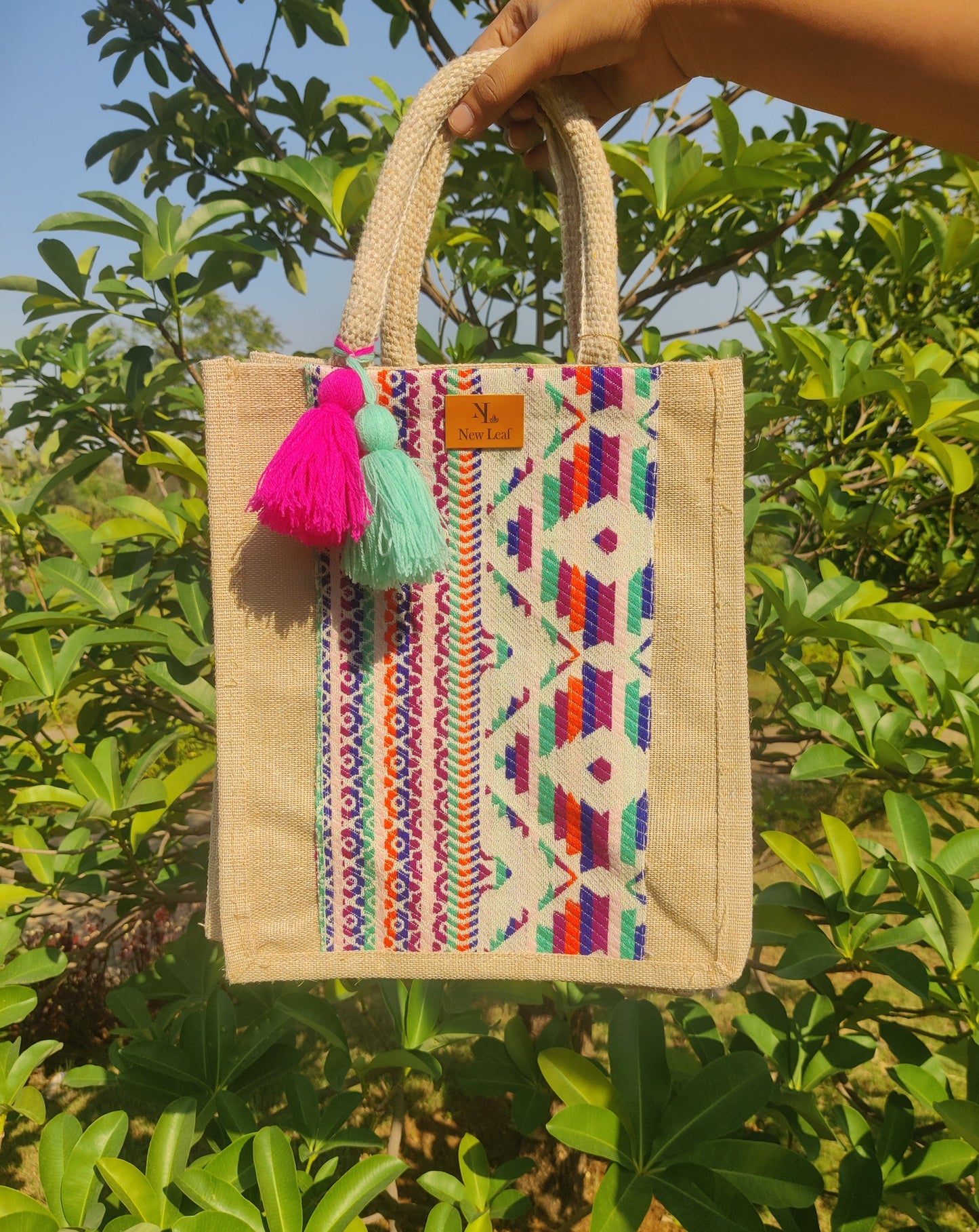 Frozen Fortune Jute Bag