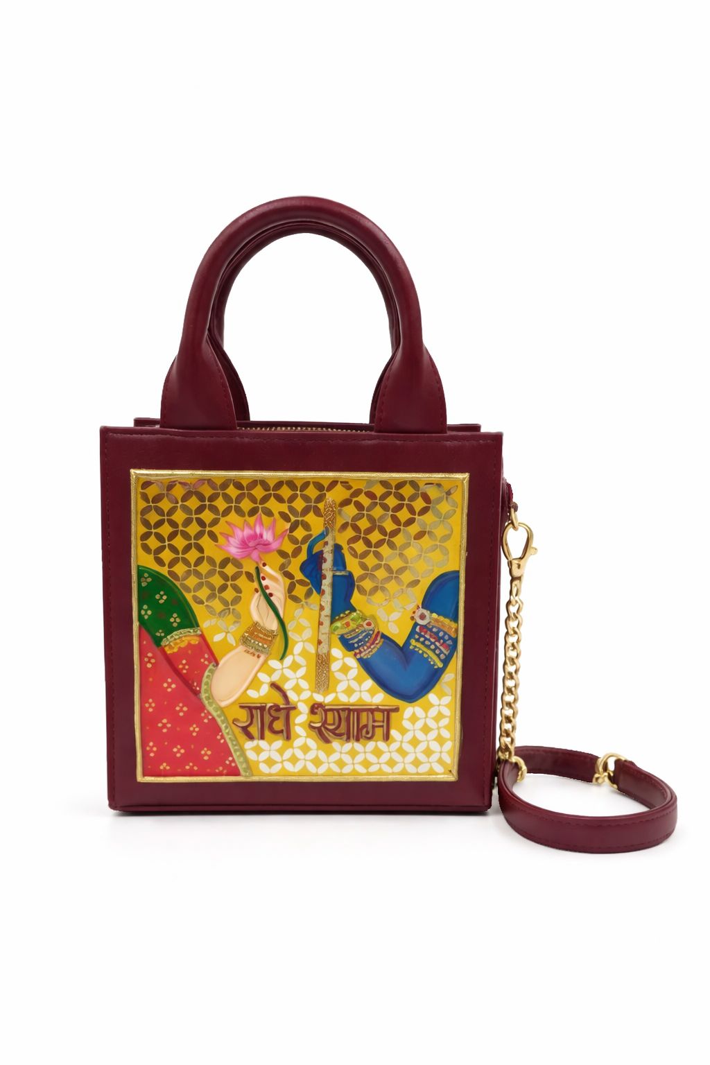 Radhe Shyam Lippan Art Handbag/ Sling