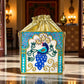 Peacock Lippan Art Box Bag with Potli and Sling