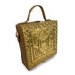 Maharani Square Lippan Art Handcrafted Box Bag