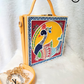Peacock Lippan Art Handcrafted Box Bag