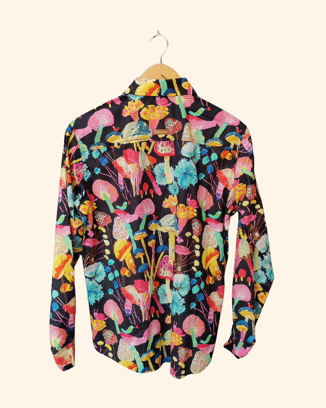 Black Mushroom  Full Sleeves Unisex Shirt