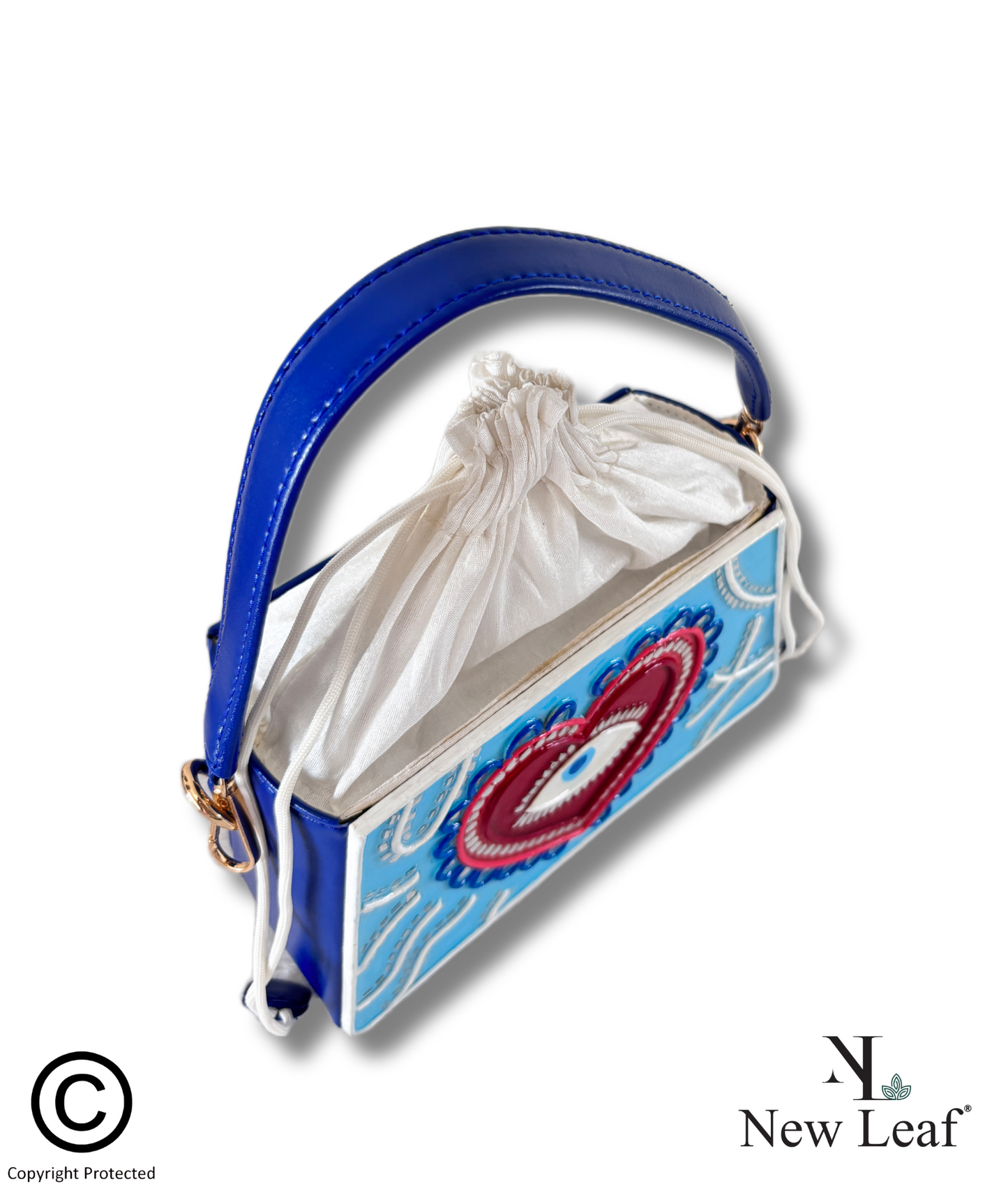 Heart Trapezium Potli with Sling