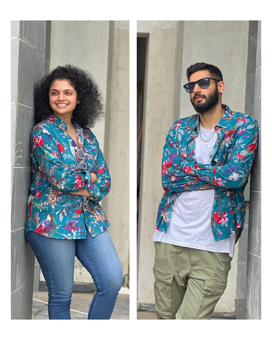 Colourful Birds Unisex Full Sleeves Shirt