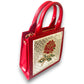 Rose Handcrafted Lippan Art Handbag/ Sling