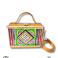 Mandala Lippan Art Box Sling Bag | Handcrafted Mirror Work Sling