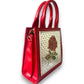 Rose Handcrafted Lippan Art Handbag/ Sling