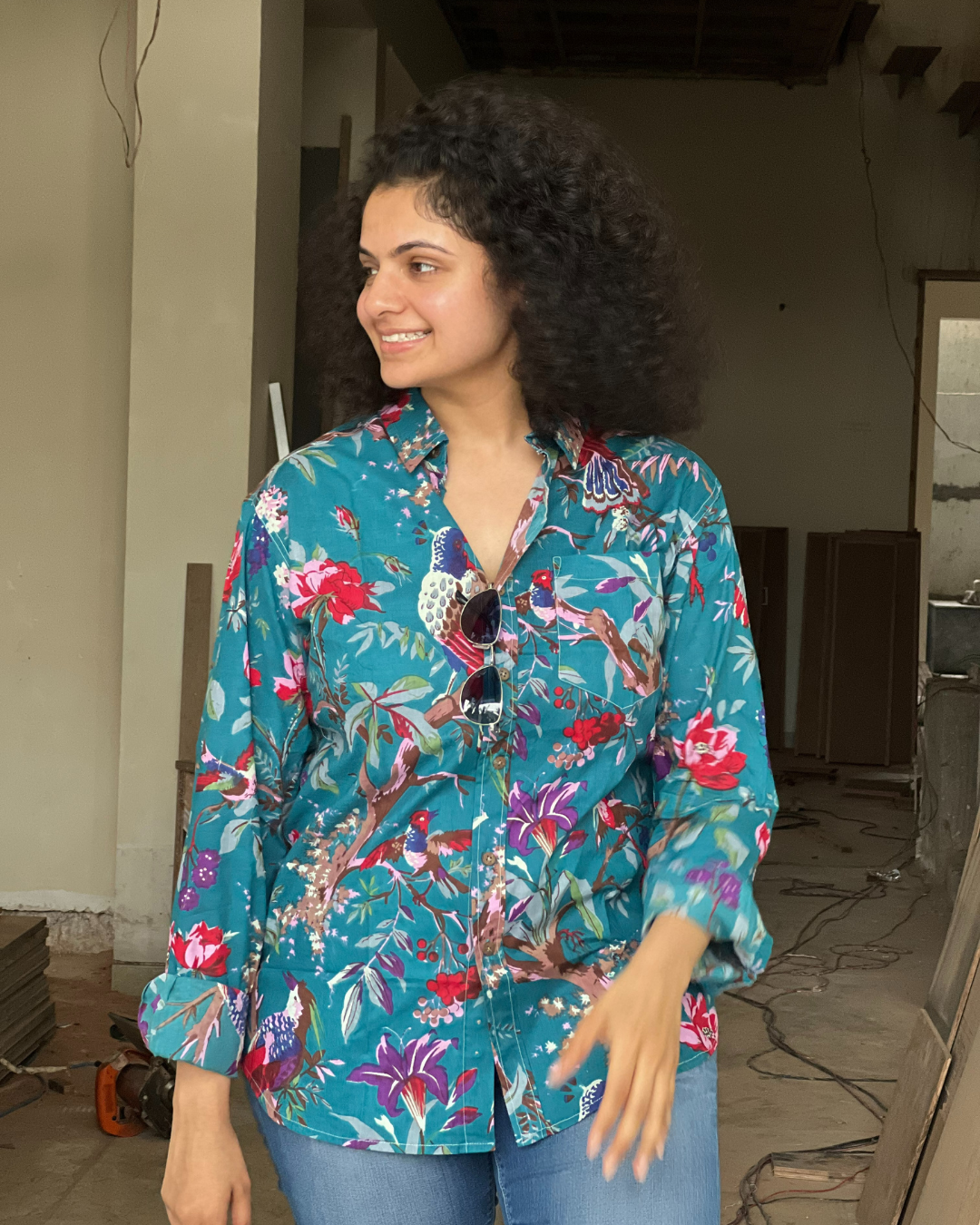 Colourful Birds Unisex Full Sleeves Shirt