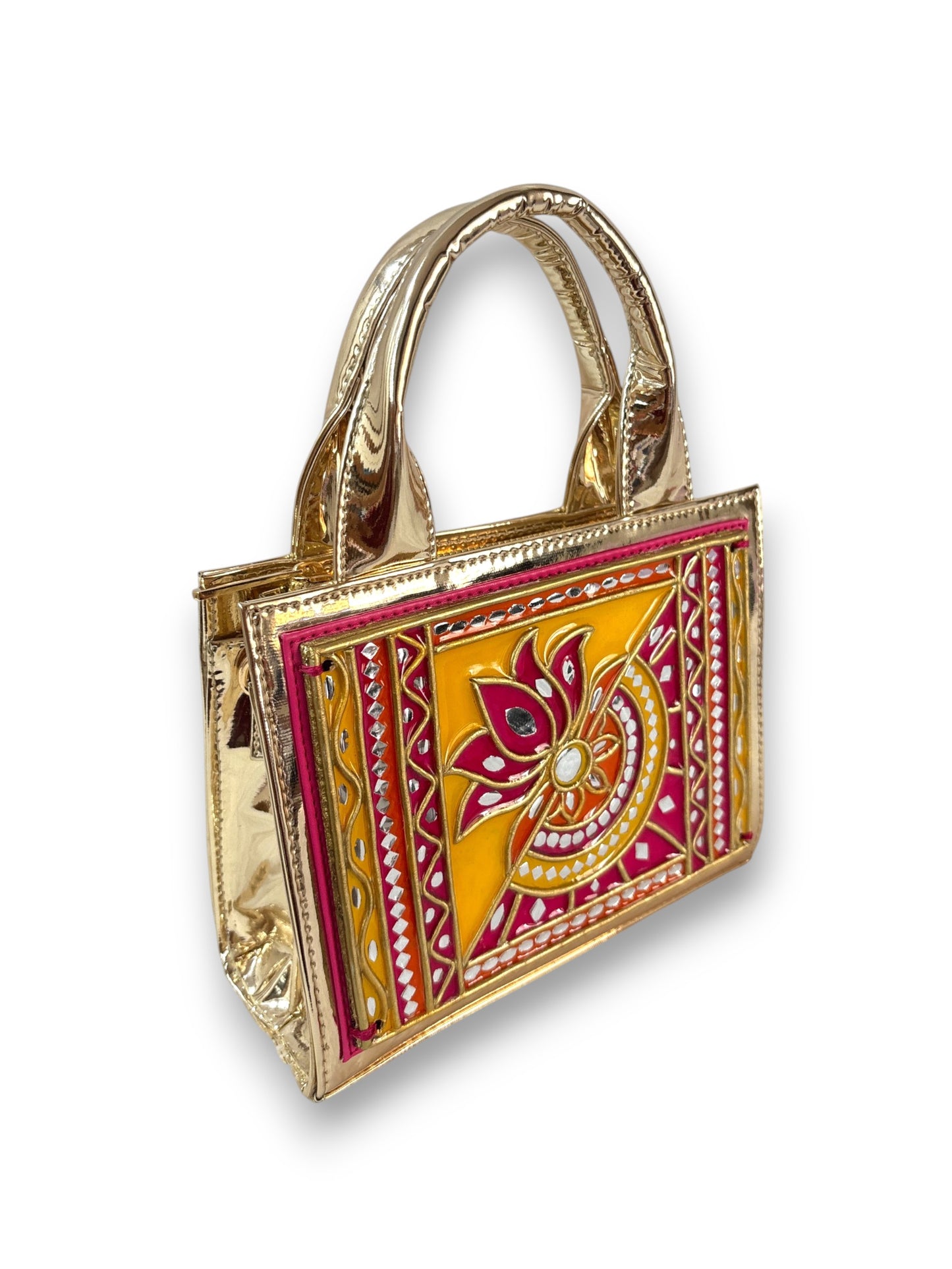 Lotus Lippan Art Handcrafted Handbag / Sling