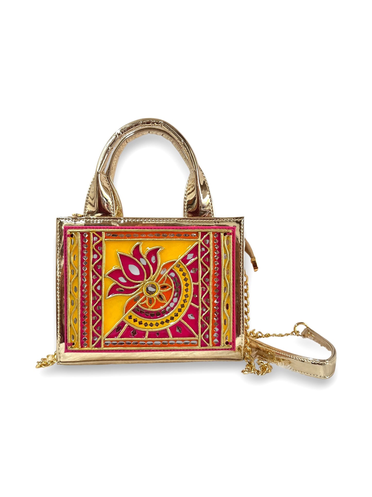 Lotus Lippan Art Handcrafted Handbag / Sling