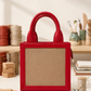 New Leaf Red Handbag / Sling – Plain Handcrafted Bag