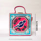 Mini Bird Lippan Art Handcrafted Square Box Bag