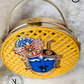 Shreenath Ji Lippan Art Handcrafted Circle Box Bag