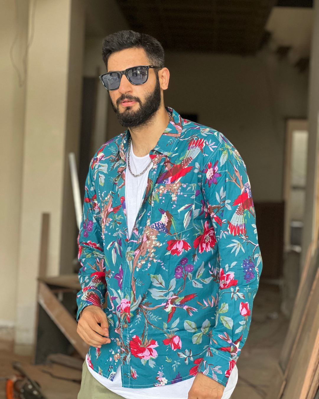 Colourful Birds Unisex Full Sleeves Shirt