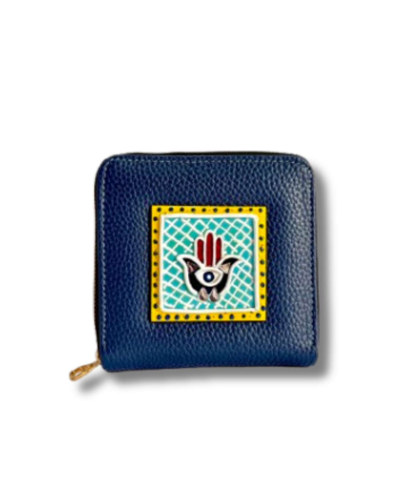 Hamsa Lippan Art Mini  Handcrafted Wallet