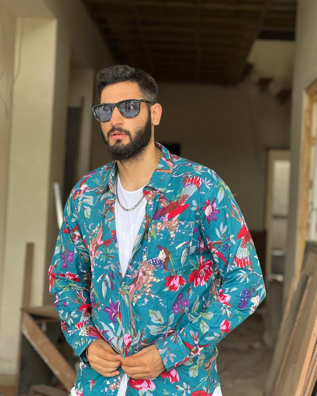 Colourful Birds Unisex Full Sleeves Shirt