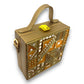 Mini Party Lippan Art Handcrafted Square Box Bag