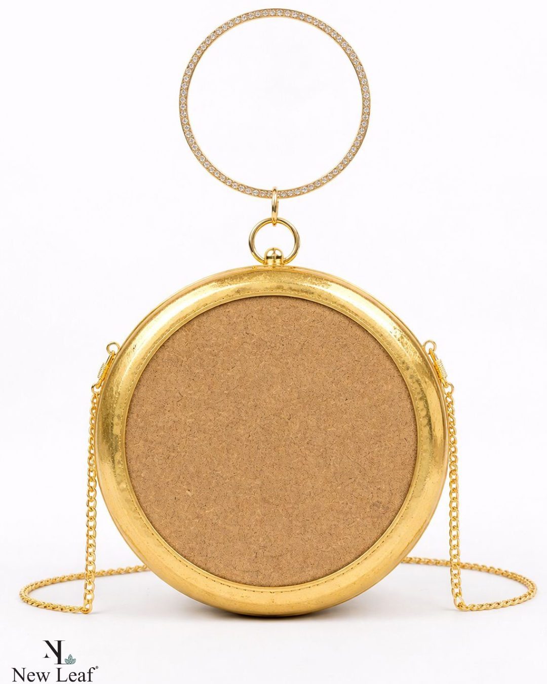 Golden Circle Clutch Sling – Plain Handcrafted Bag