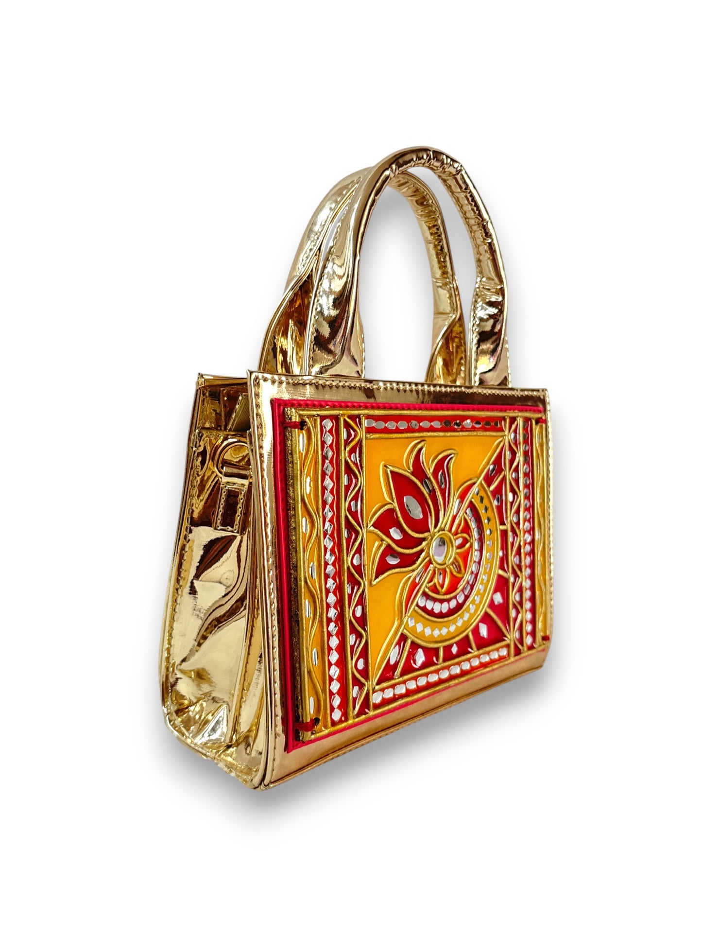 Lotus Lippan Art Handcrafted Handbag / Sling