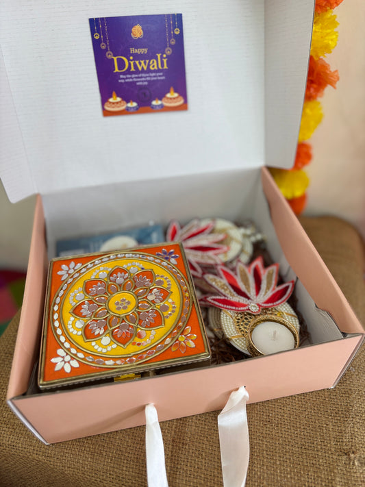 Mandala Lippan Art Diwali Hamper