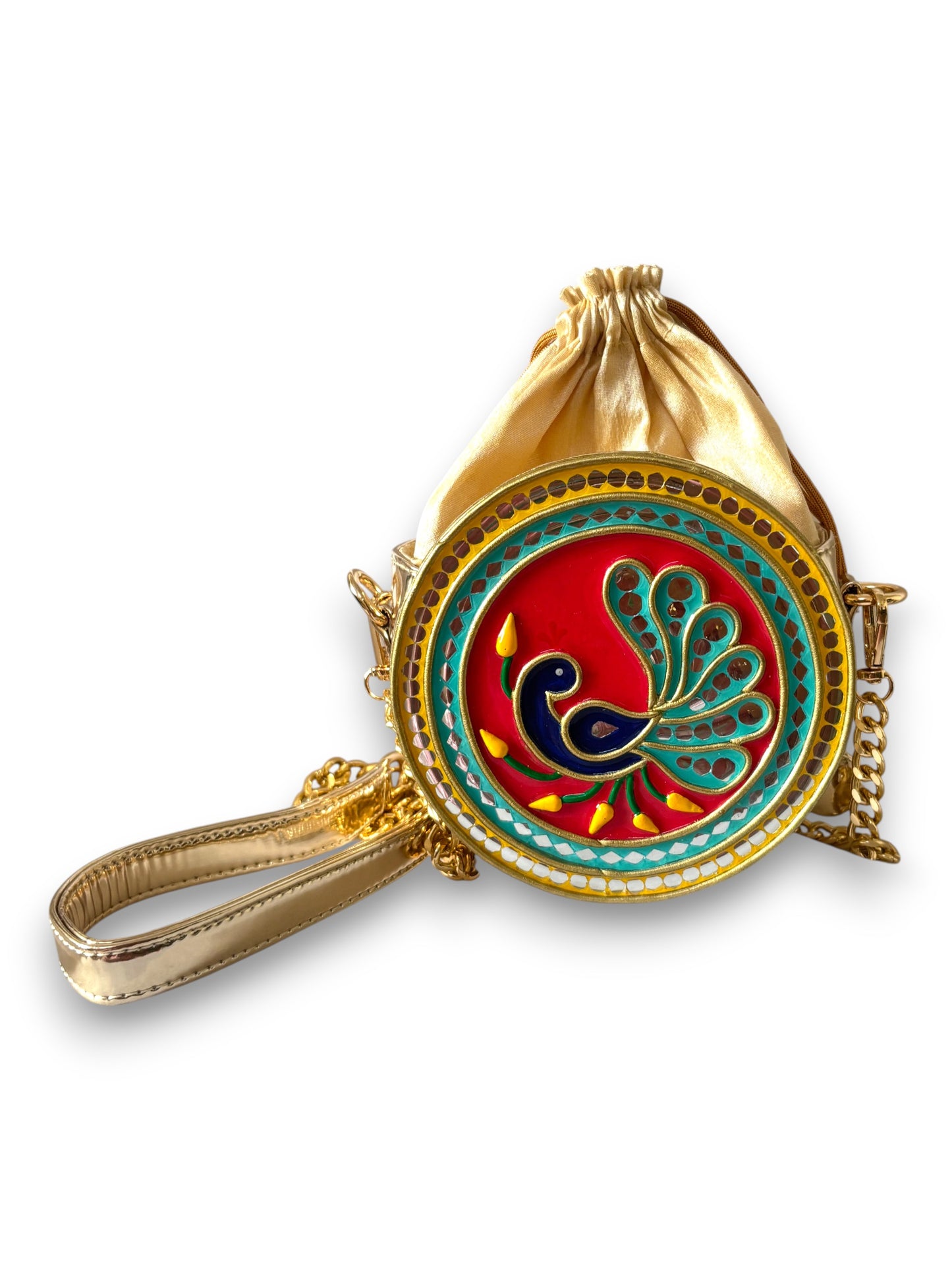 Mayura Lippan Art Medium Potli Sling