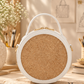 New Leaf White Circle Handbag / Sling – Plain Handcrafted Bag