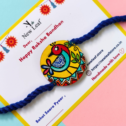 Bird Hand painted Rakhi