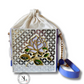 Lilac Rosee Lippan Art Medium Potli Handcrafted Sling Bag