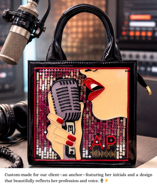 Custom Made Lippan Art Bag