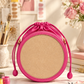 New Leaf Pink Circle Potli Sling – Plain Handcrafted Bag