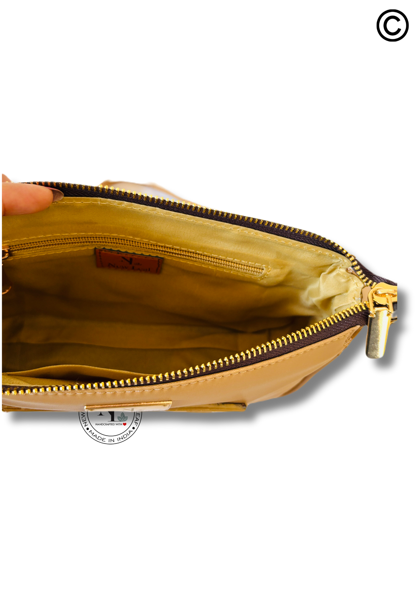 Mud Muse Lippan Art Handcrafted Baguette Bag/Sling