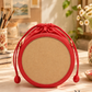 New Leaf Red Circle Potli Sling – Plain Handcrafted Bag