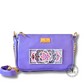 Lilac Mist Lippan Art Handcrafted Baguette Bag/Sling