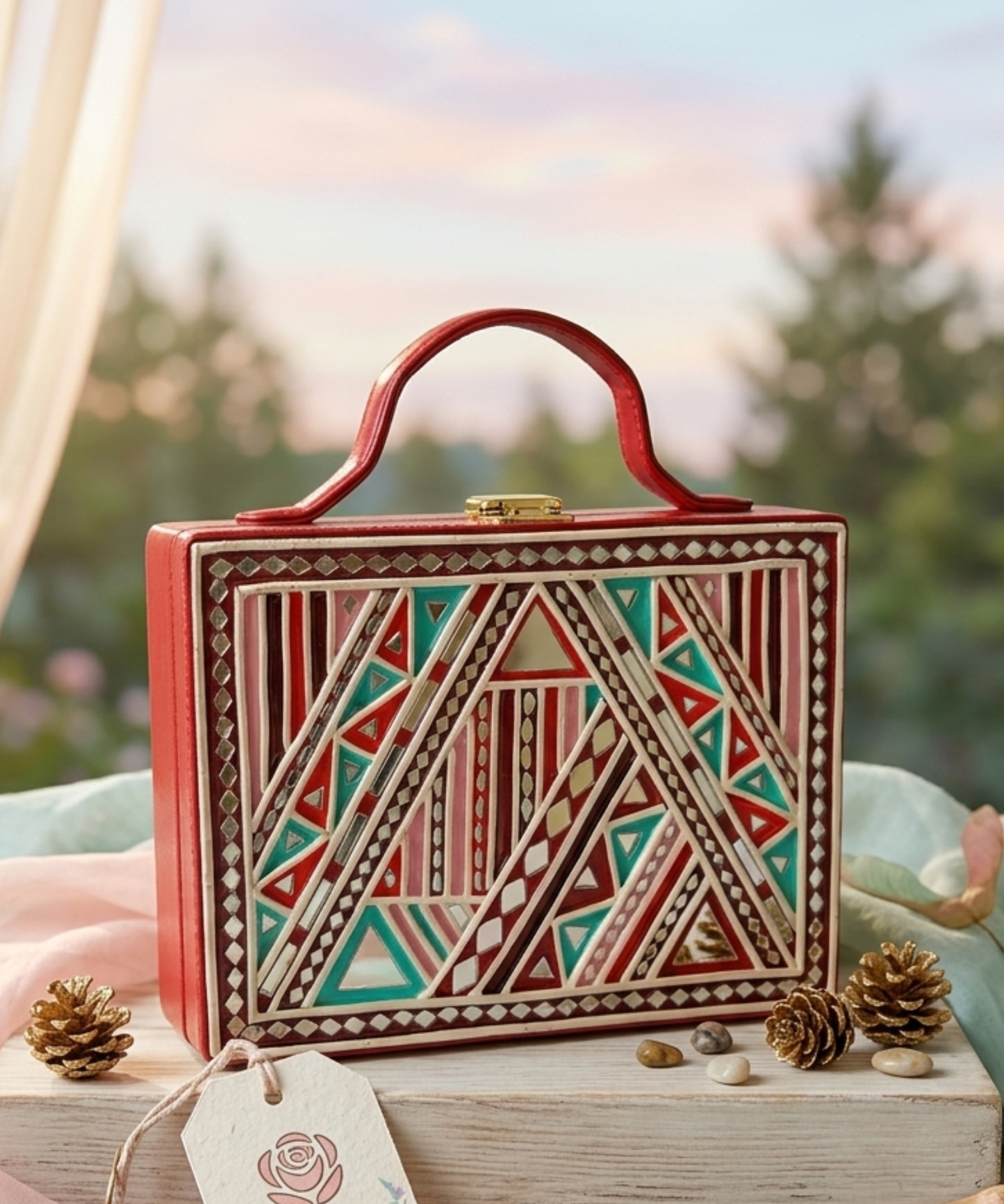 Custom Made Lippan Art Bag