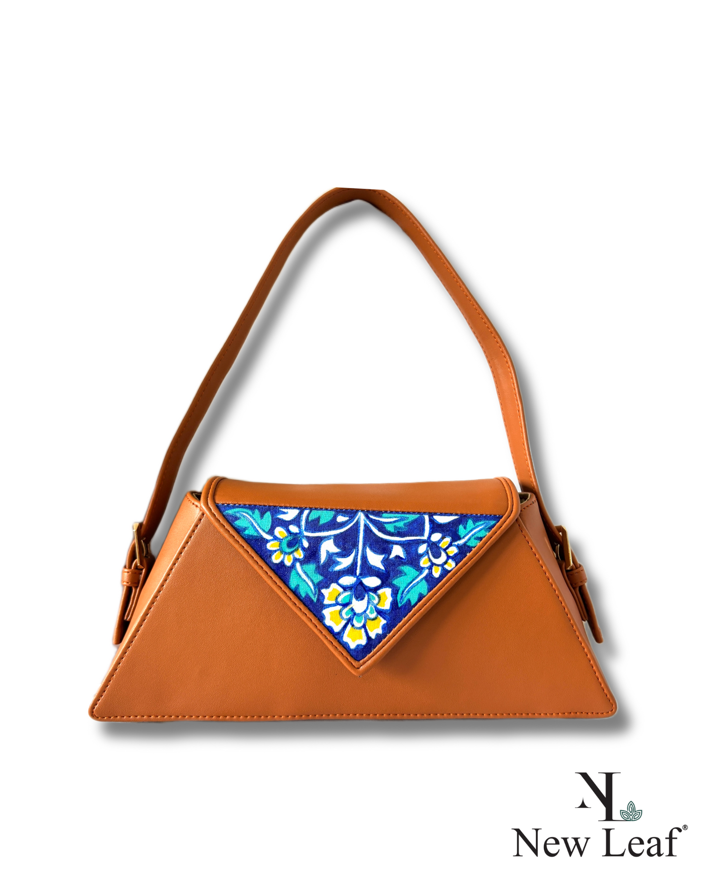 Aboli Tri-Kon Hand-painted Baguette Bag