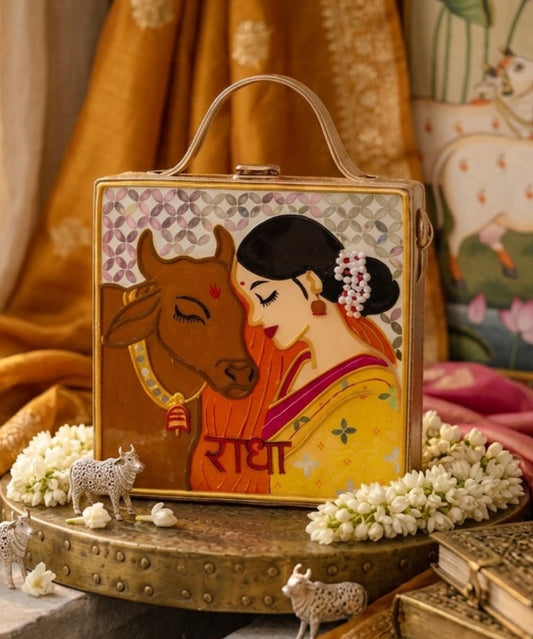 Gauri Lippan Art Box Bag