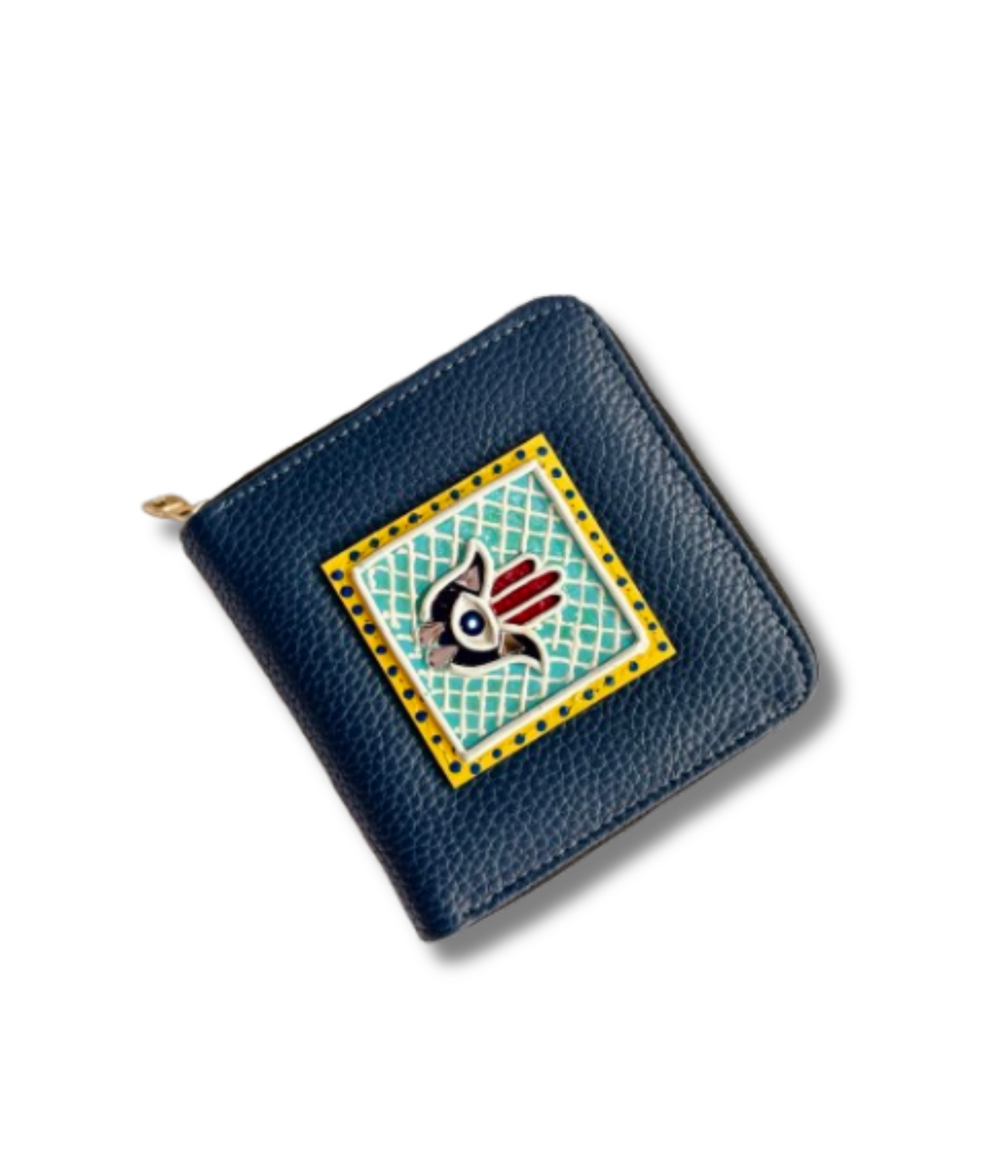 Hamsa Lippan Art Mini  Handcrafted Wallet