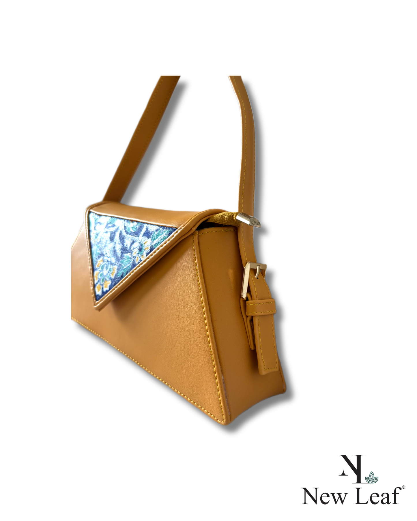 Gauri Tri-Kon Hand-painted Baguette Bag