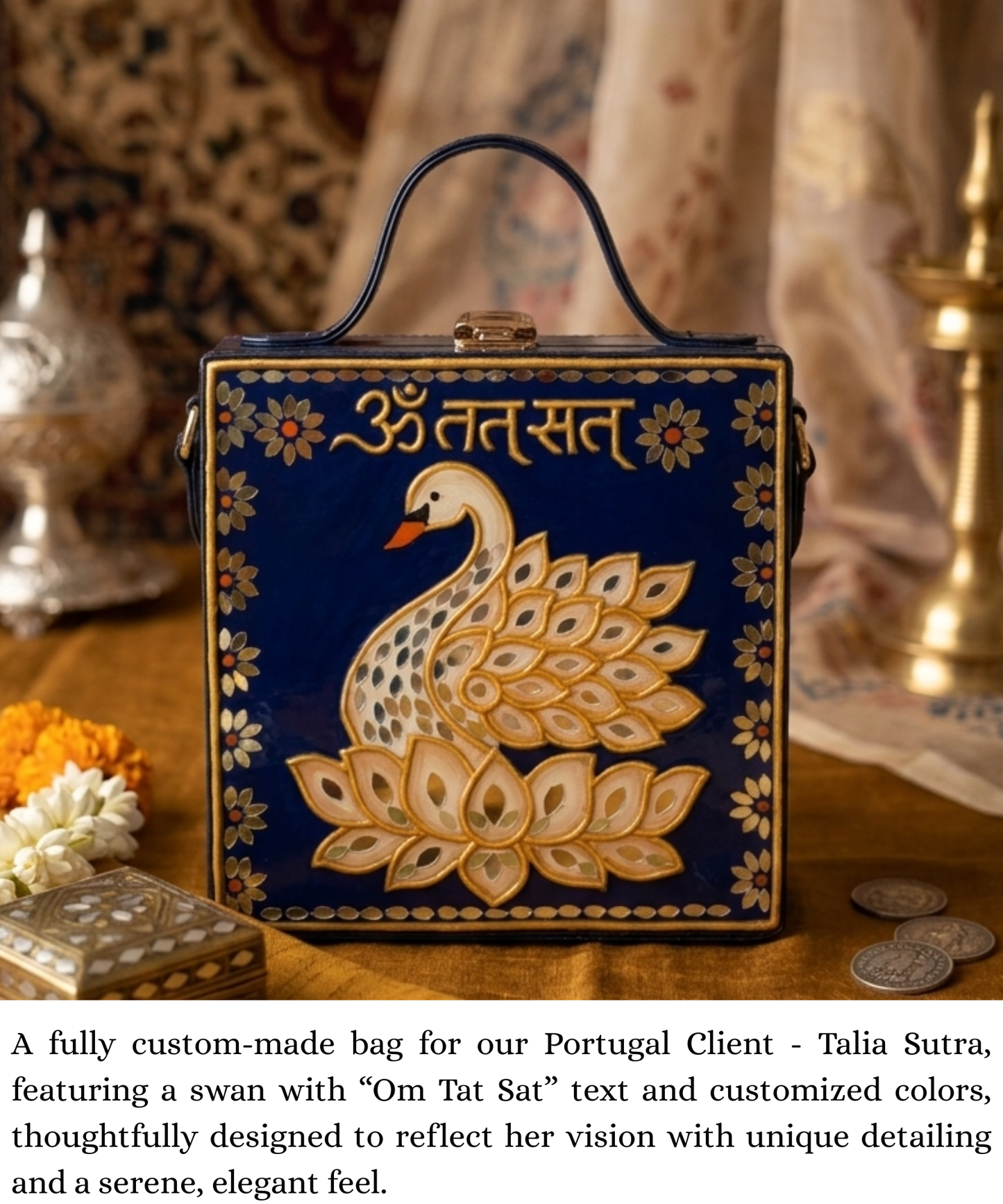 Custom Made Lippan Art Bag
