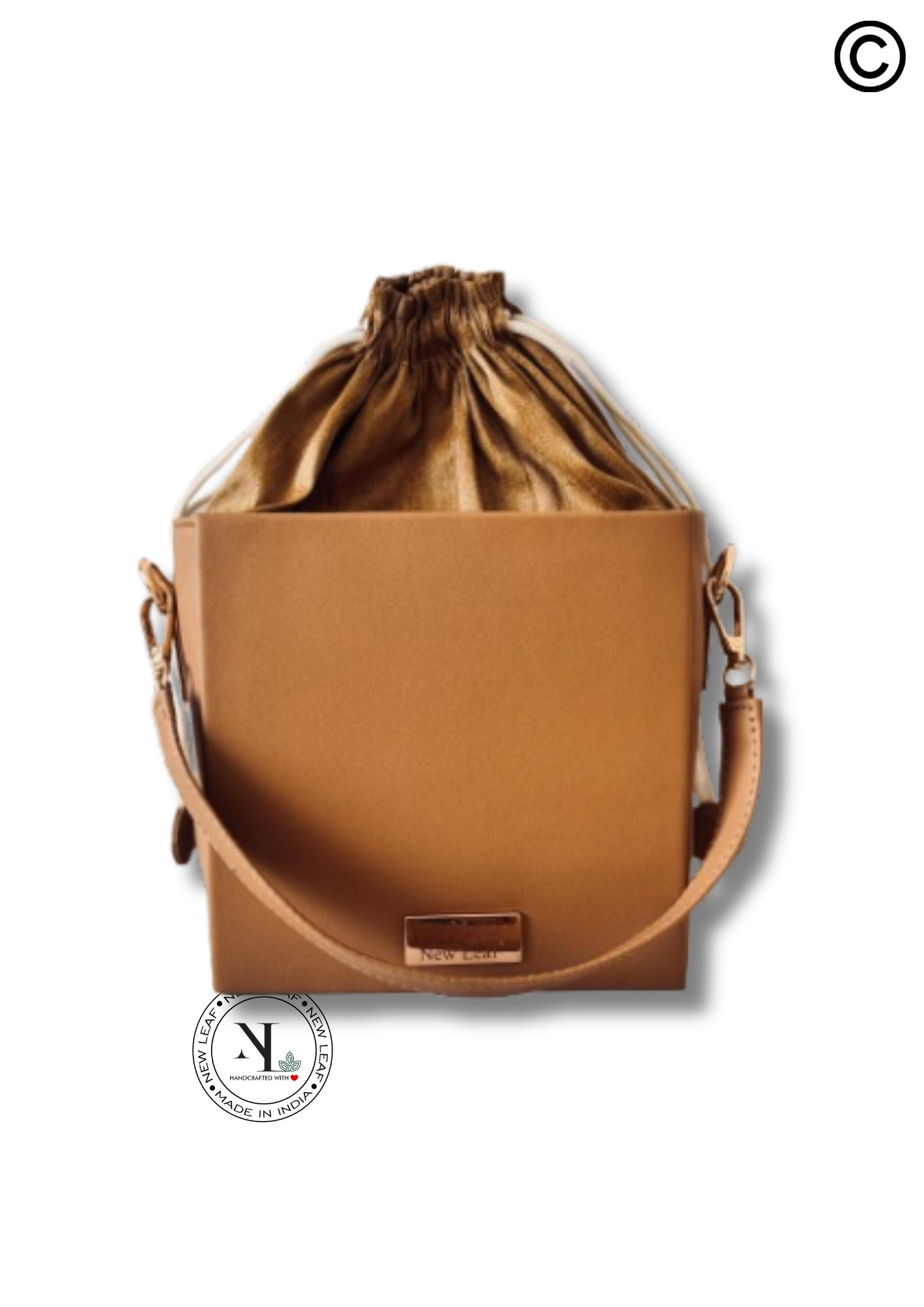 Mocha Mousse Medium Lippan Art Potli Sling Bag