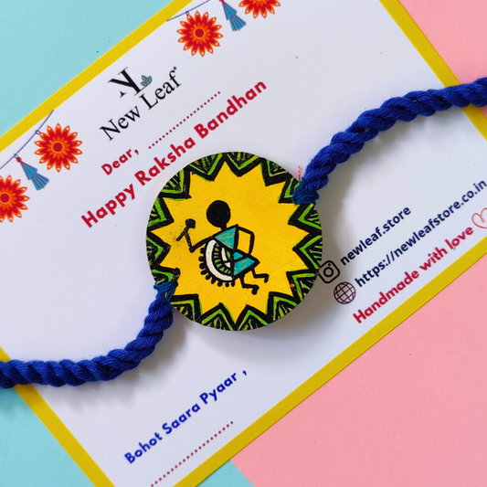 Warli Hand painted Rakhi