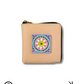 Mandala Peach Lippan Art Mini Wallet